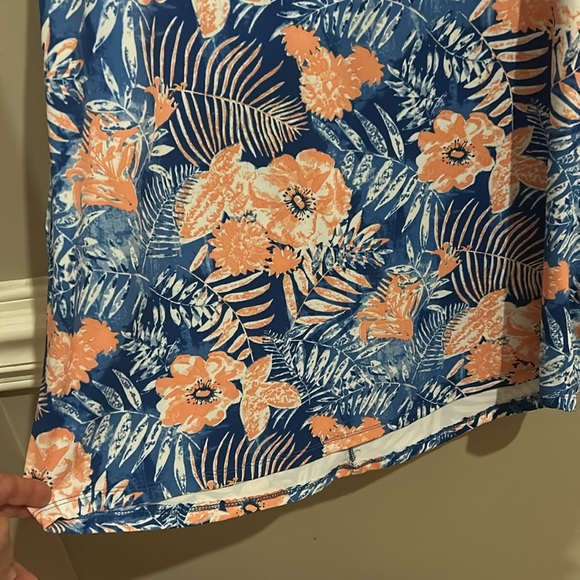 Columbia PFG Midway Bay Blue Reef Dress Wicking Size Medium - Picture 4 of 9